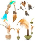 Natuurlijke kattenspeeltjes