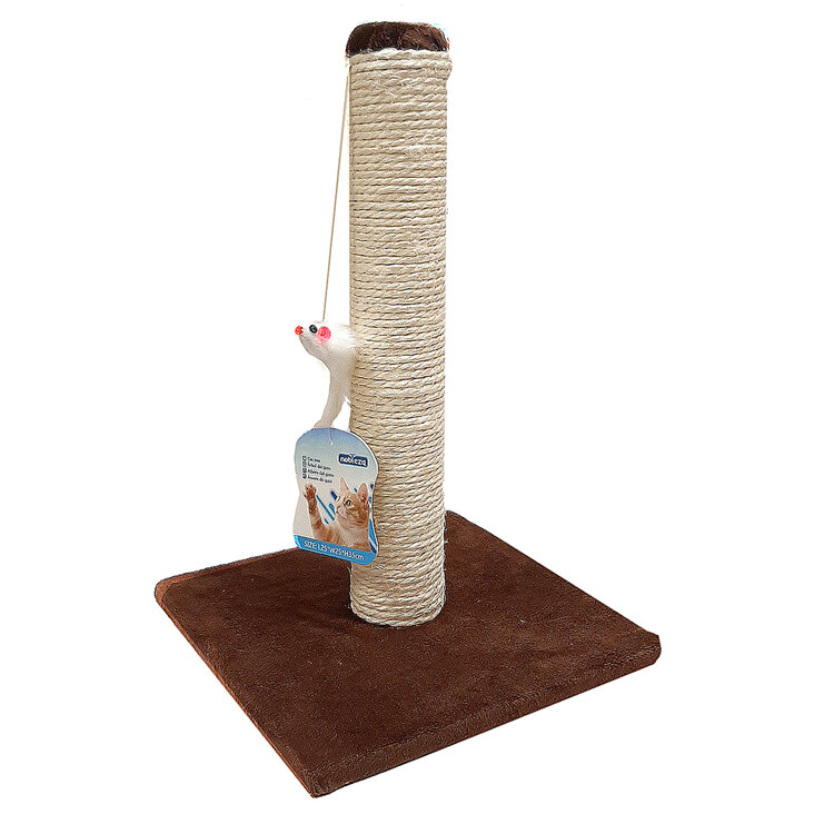 Kleine compacte kattenpaal voor kittens en katjes. Afmetingen: Hoogte 35,0 x lengte 25,0 x Breedte 25 cm