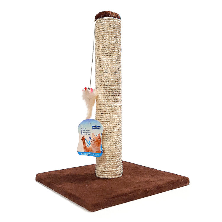 Nobleza Krabpaaltje met speeltje - Bruin - 35 cm