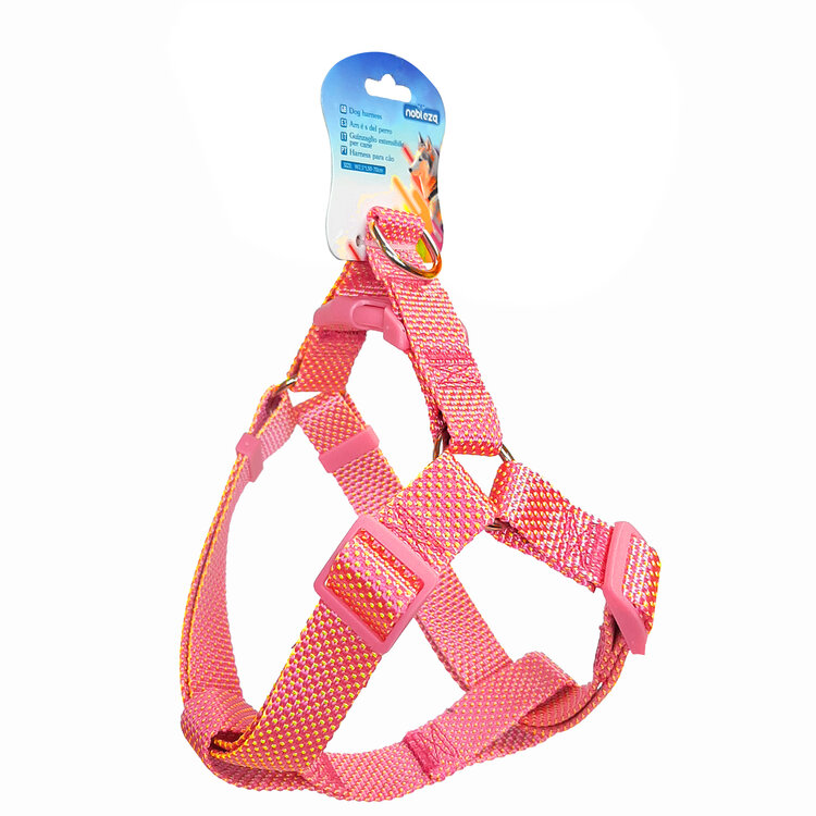 Roze y tuigje kleine hond
