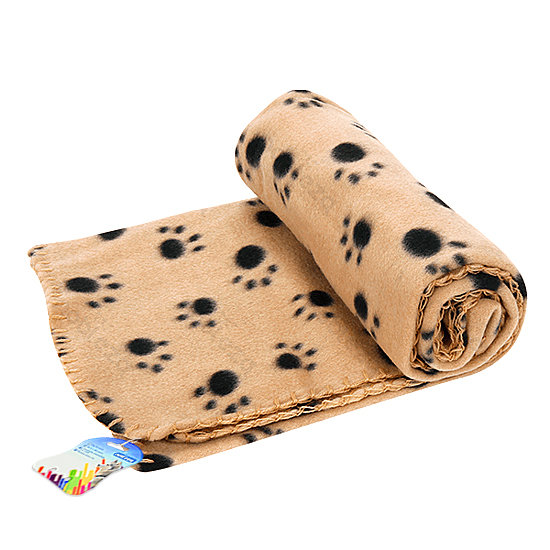 goedkope puppy deken met poot afdrukken
