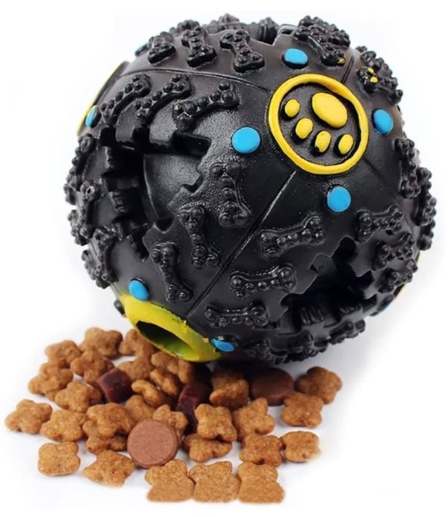 Snack speelgoed bal voor honden met geluid