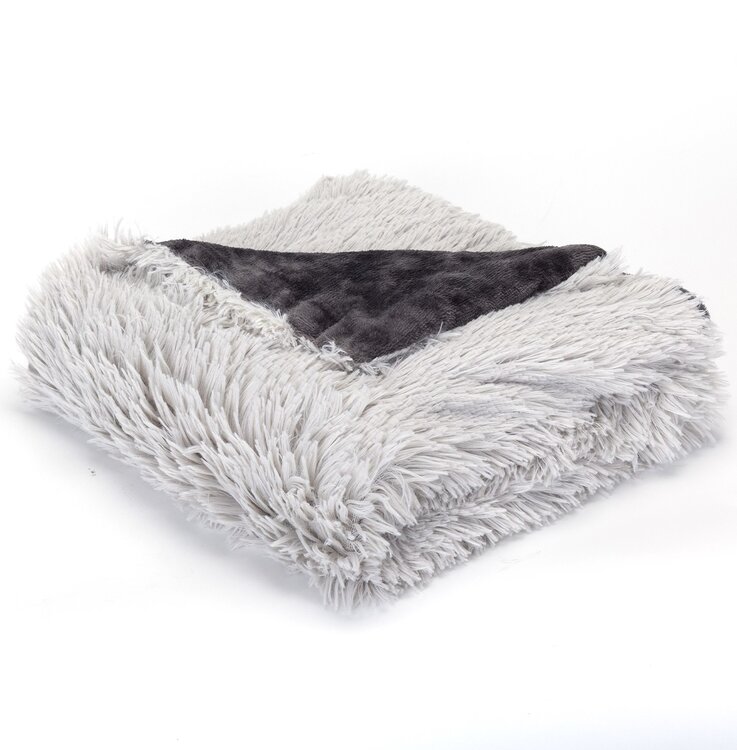 Nobleza Hondendeken - Fluffy / pluche - Lichtrijs - 100x120 cm