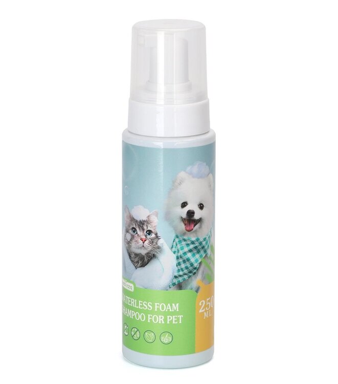 Droogshampoo voor hond en kat