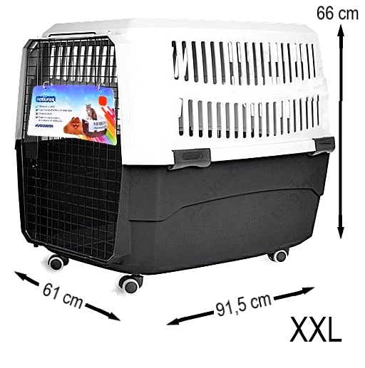 transportbox honden en katten. Geschikt voor luchttransport Maat XL of XXL
