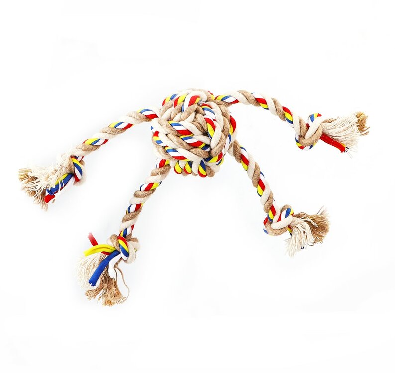 Nobleza Honden speeltouw - Octopus - 32 cm