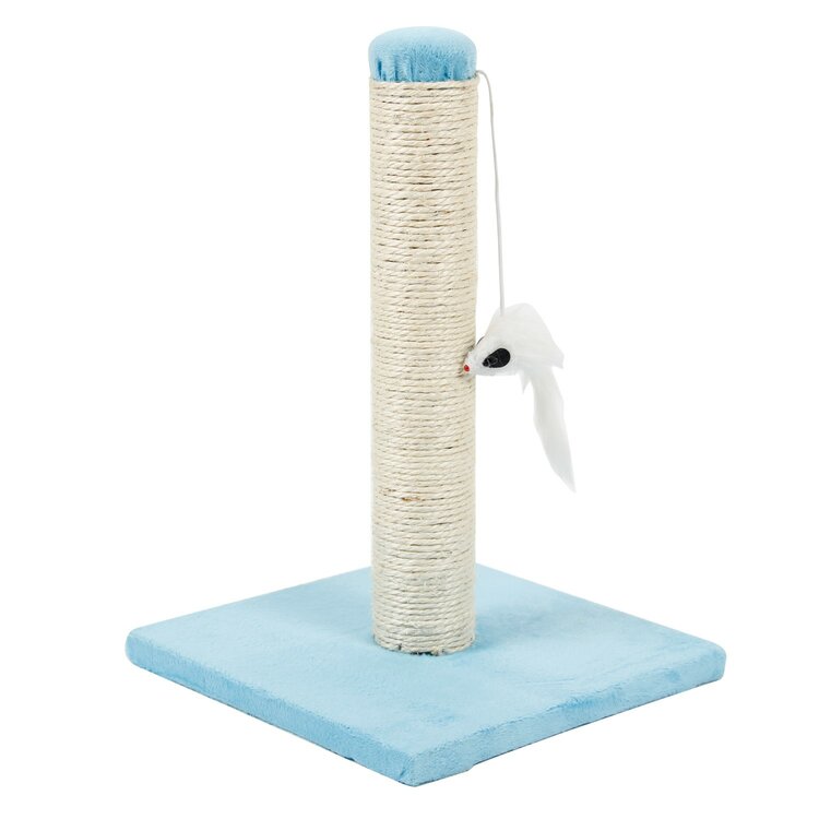 Katten krabpaal blauw 35 cm