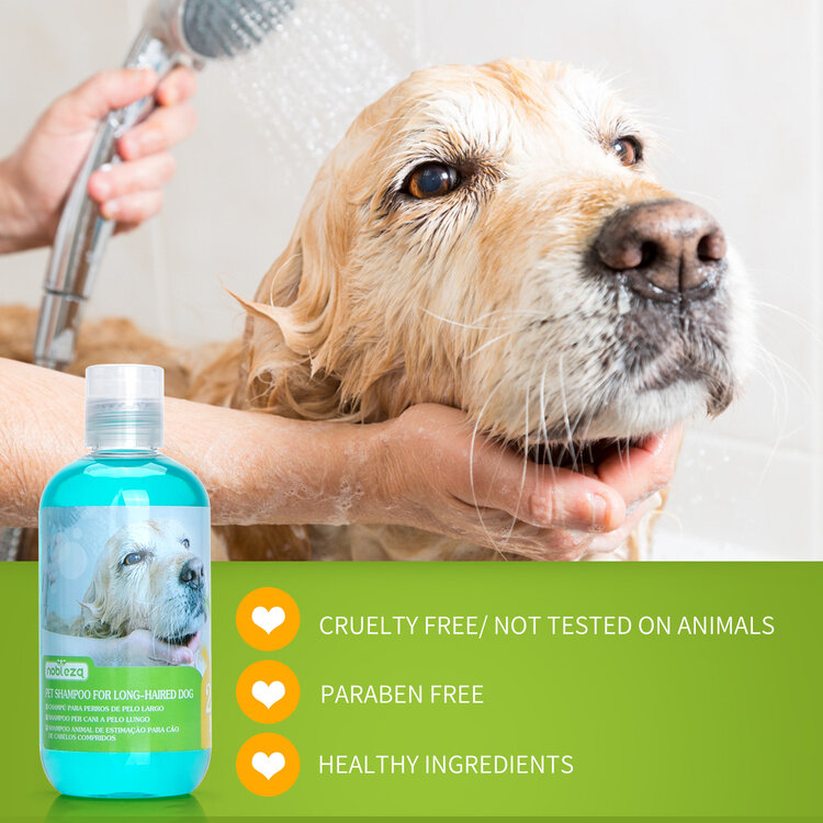 Shampoo voor de witte poedel