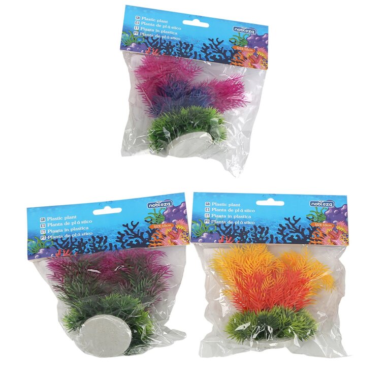 Nobleza Aquariumplant - Kunstmatig - 13 cm