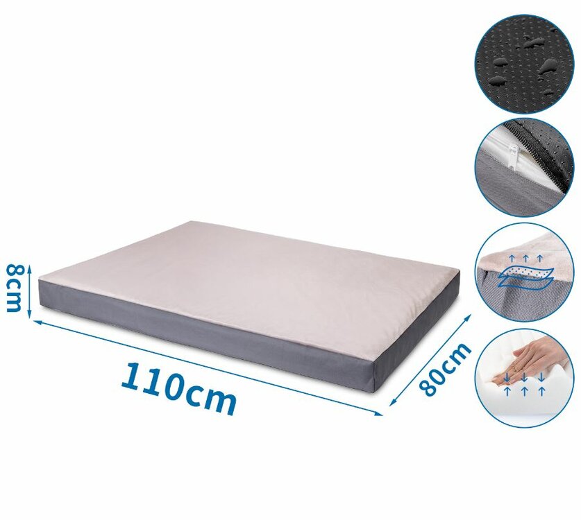 Nobleza Orthopedische hondenkussen - Maat XL - 80x110 cm