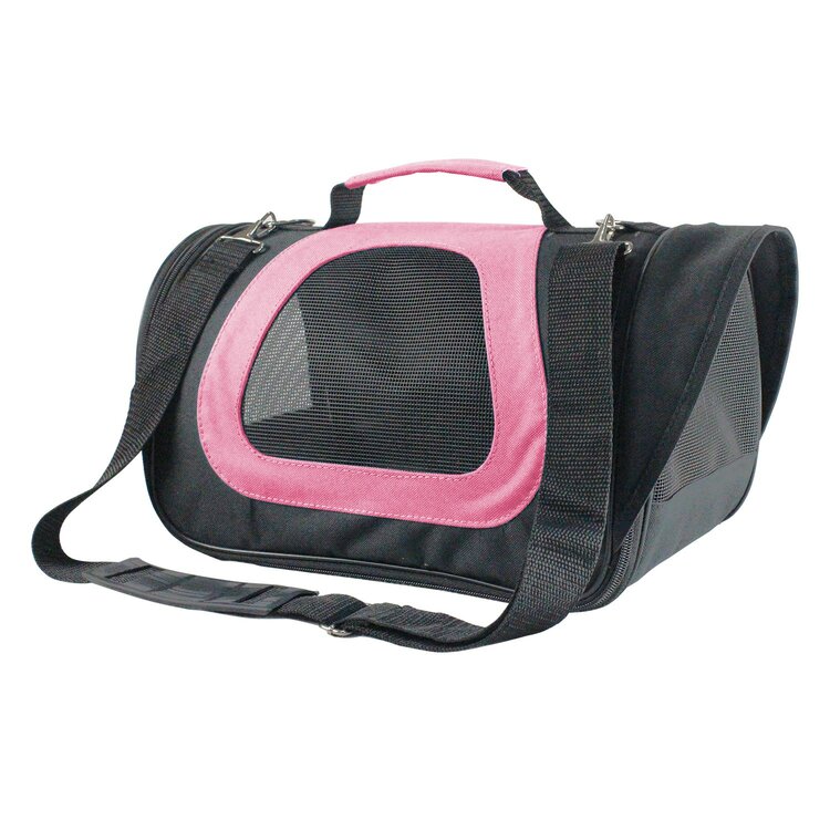 Nobleza Draagtas voor hond en kat tot 5 kg - 40x23x24 cm - Roze