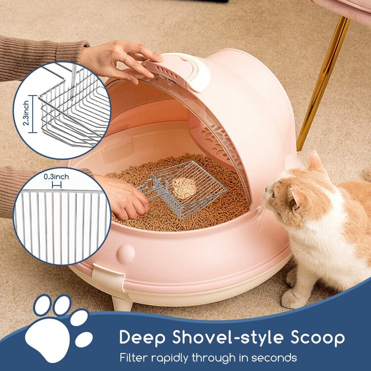 Nobleza Kattenbakschep - Metaal - Gaas - Grote maat