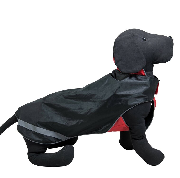 Regenjas voor hond zwart