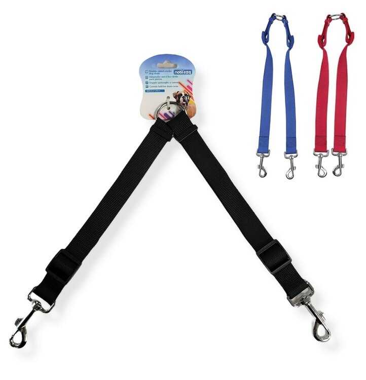 Nobleza Hondenriem splitter - Lengte verstelbaar - 2x49 cm