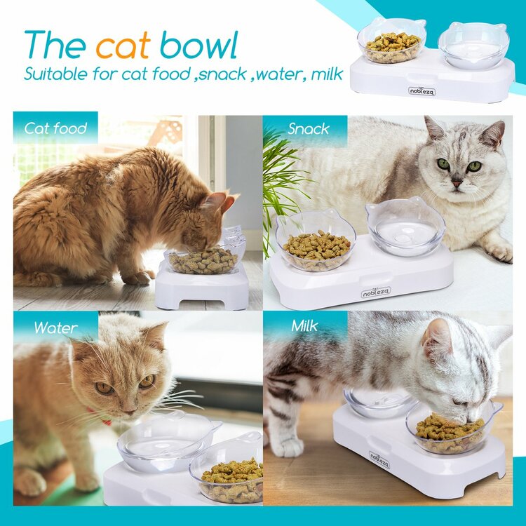 Nobleza Anti braak kattenvoerbak dubbel