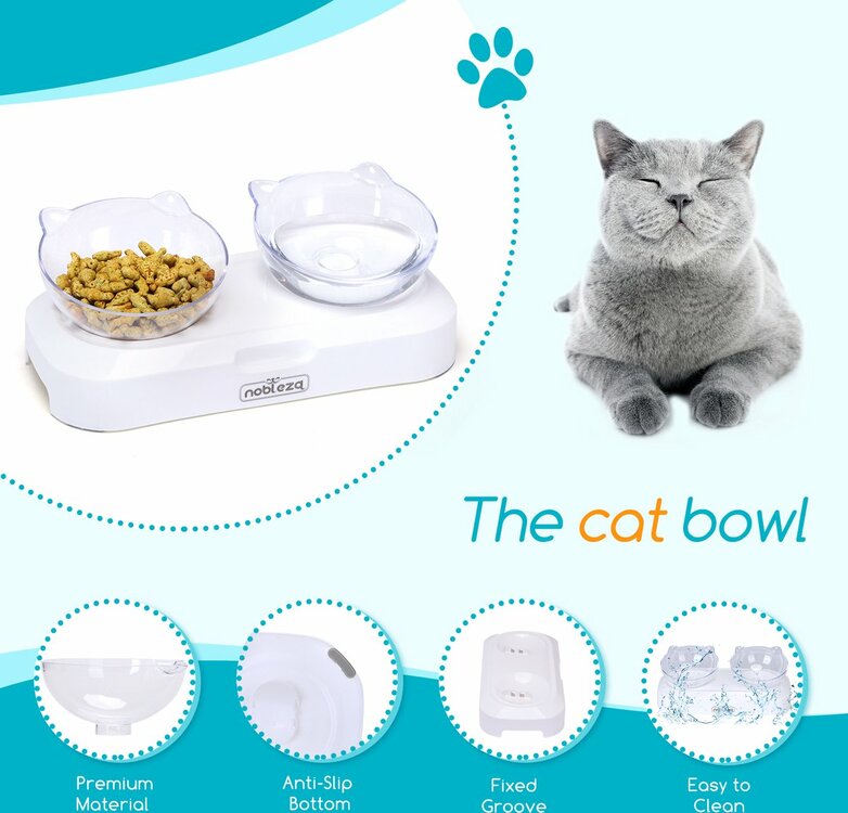 Nobleza Anti braak kattenvoerbak dubbel