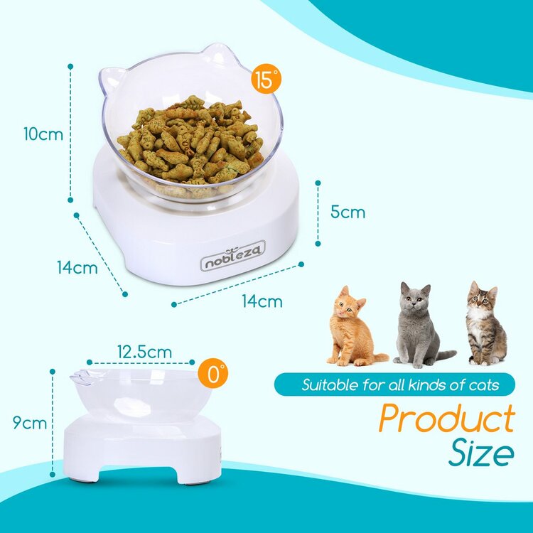 Nobleza Kattenvoerbak anti braak