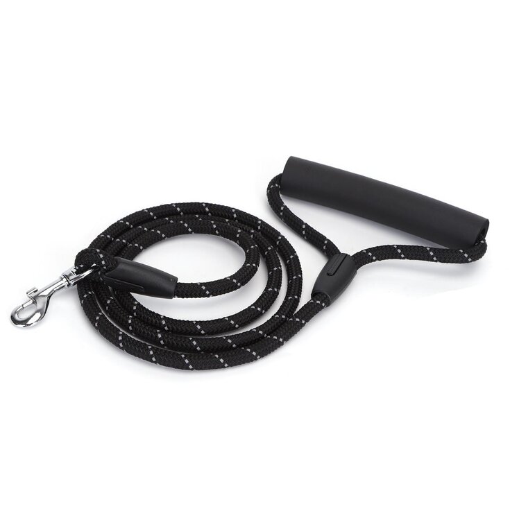 Nobleza Hondenharnas met riem - Zwart - Reflecterend - Maat L