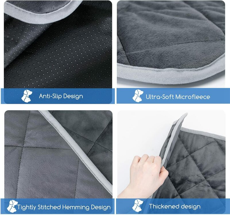Nobleza Vetbed voor hond en kat - Fleece - 45x60 cm