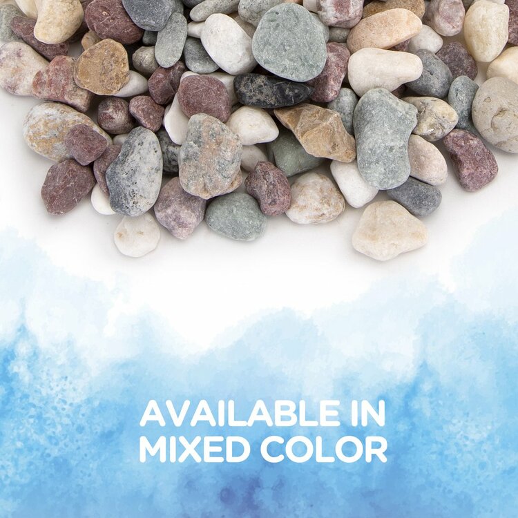 Nobleza Aquarium bodembedekking - Kleurenmix - Kiezels - 400 gram