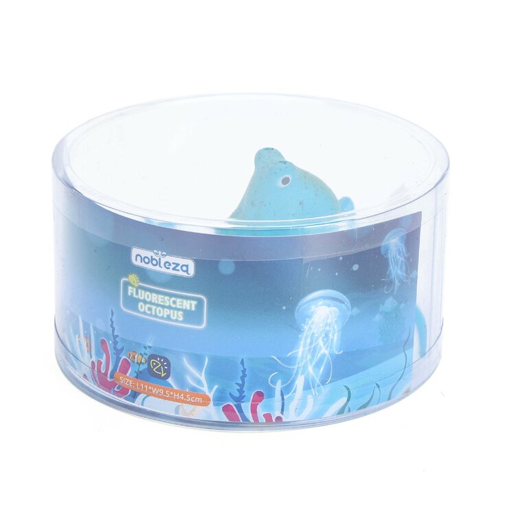 Nobleza Aquariuminrichting - Octopus - Fluorescerend