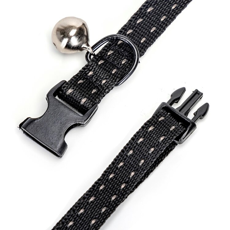 Nobleza Vlooien halsband kat M zwart
