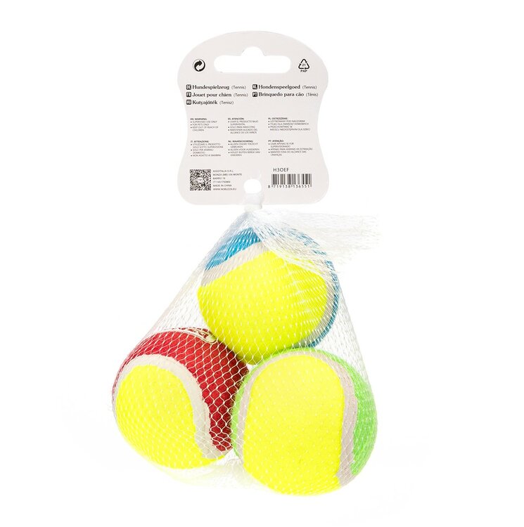 Nobleza Honden tennisballen - 3 Stuks