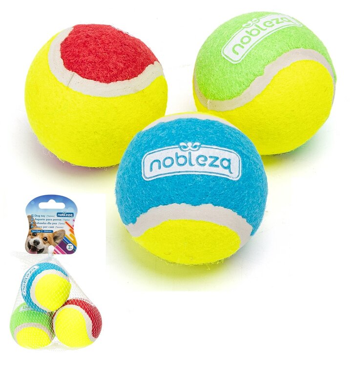 Honden tennisballen 3 stuks