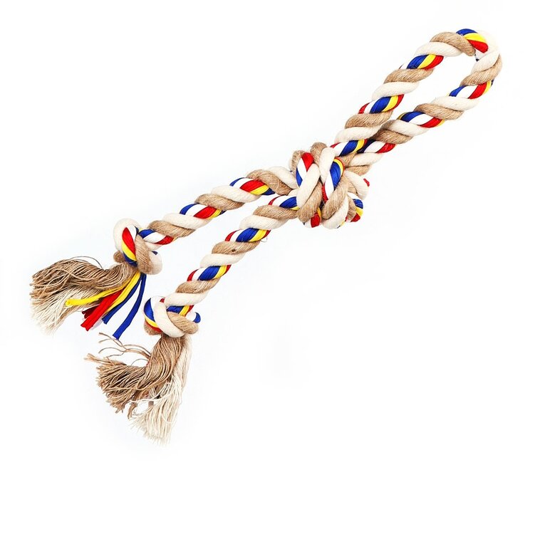 Nobleza Hondentouw dubbel met lus - 36 cm