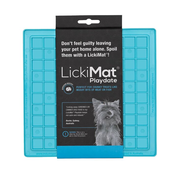 LickiMat likmat hond turquoise