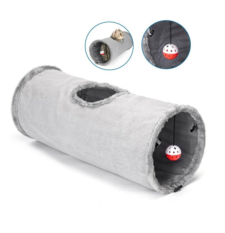 Kattentunnel pluche 60 cm