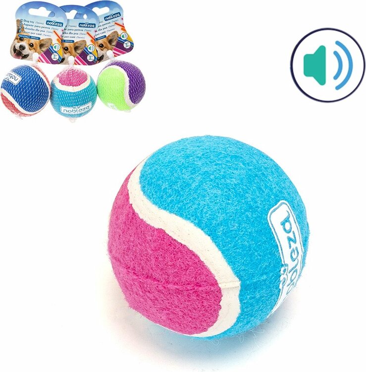 Nobleza Honden tennisbal - Met piep - Diameter 6,4 cm