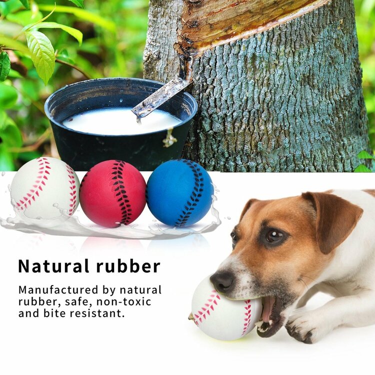 Rubber ballen voor honden