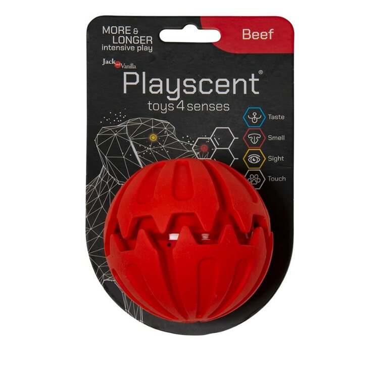 Jack and Vanilla Hondenspeelgoed - Rubber bal - Rund - 8 cm