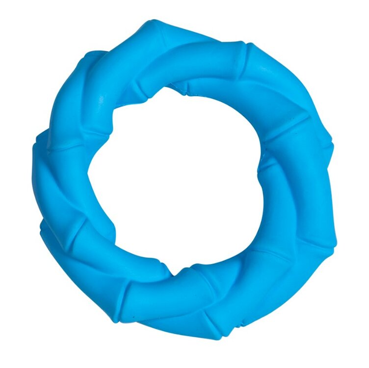 Hondenspeelgoed rubber ring Bacon