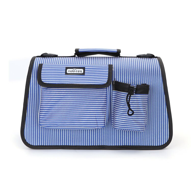 Nobleza Draagtas voor hond en kat - Tot 6 kg - 53,5x23x27 cm - Blauw