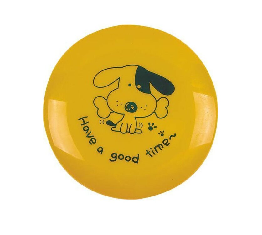 Honden frisbee geel