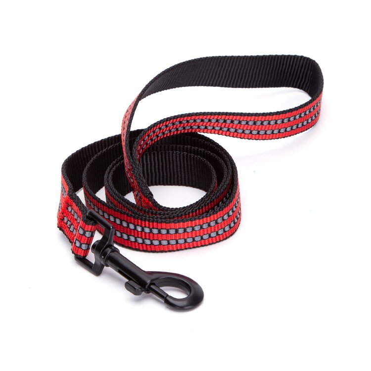 Leiband hond rood