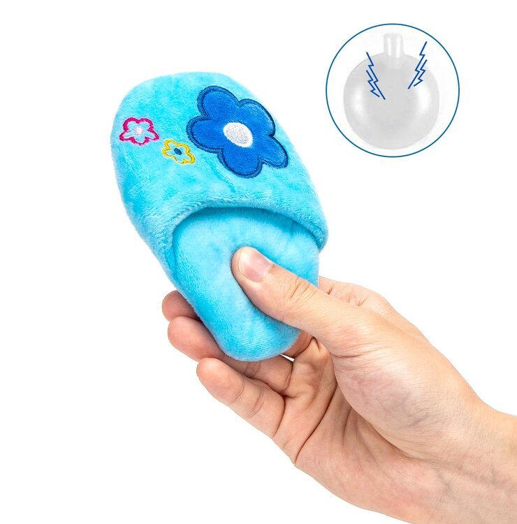 Nobleza Honden piepspeelgoed - Pluche pantoffel