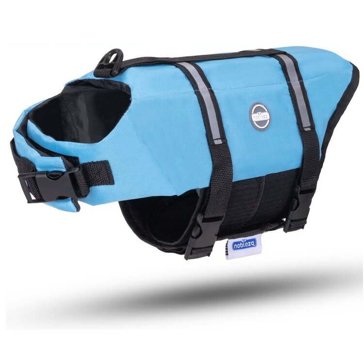 Honden zwemvest&nbsp;blauw 35 cm