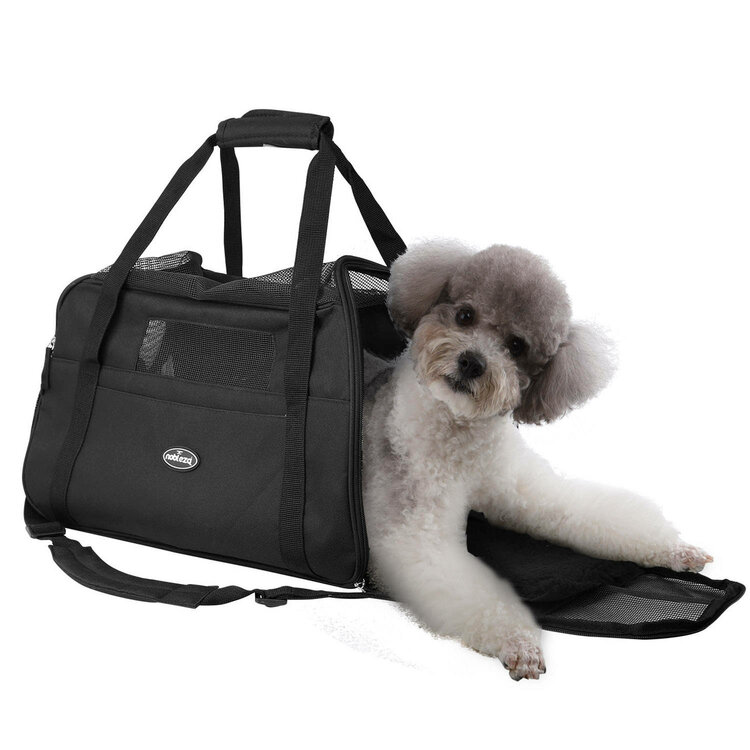 Nobleza Draagtas - Voor hond en kat - Tot 10 kg - 43x23x29 cm - Roze