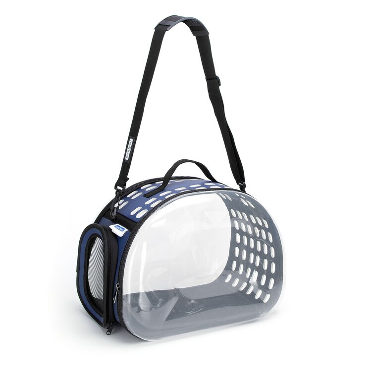 Katten draagtas tot 7 kg, transparant blauw