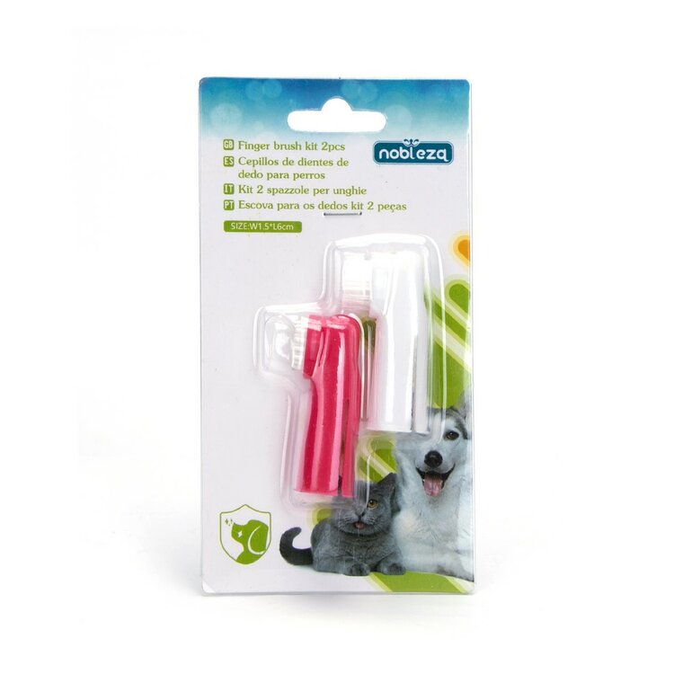 Honden vingertandenborstels