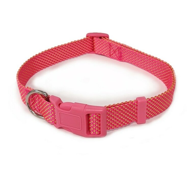 Puppyhalsband roze