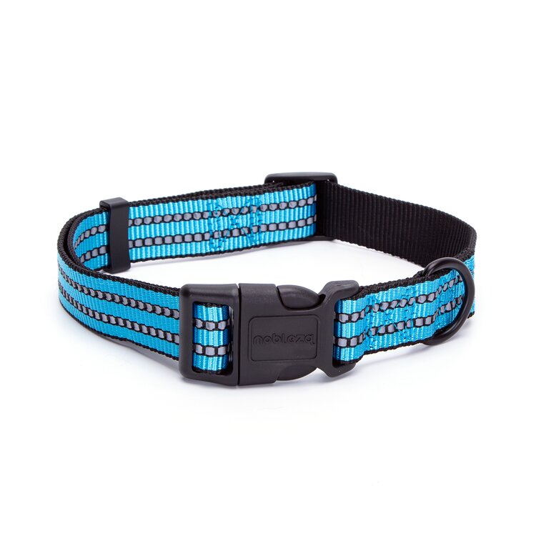 halsband hond blauw