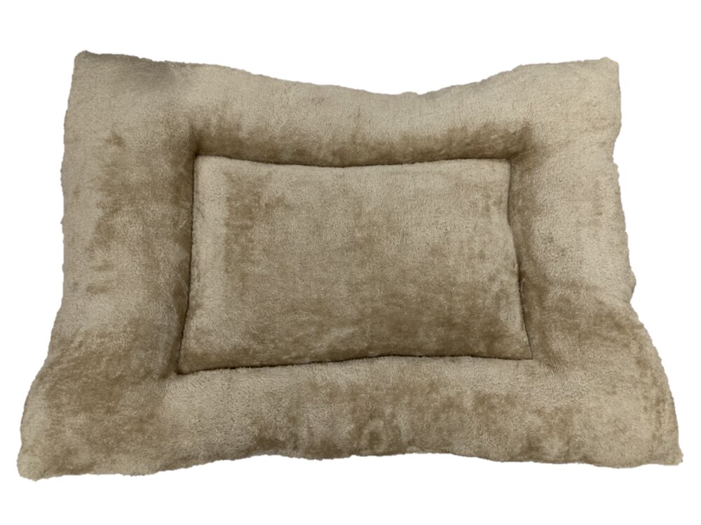 Hondenkussen pluche - Beige - 60x80 cm