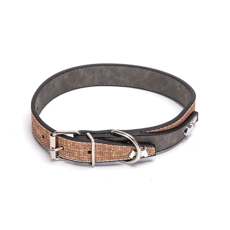 Nobleza Luxe hondenhalsband - Vegan leer - 45 cm