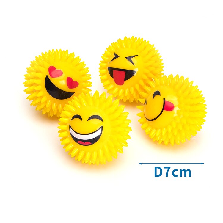 Hondenspeelgoed spikebal smiley