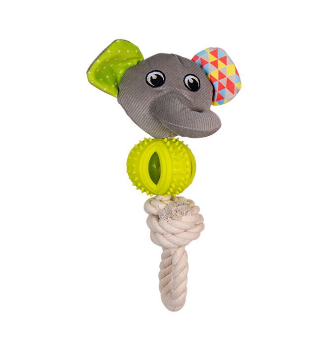 Puppyspeelgoed met bal en touw