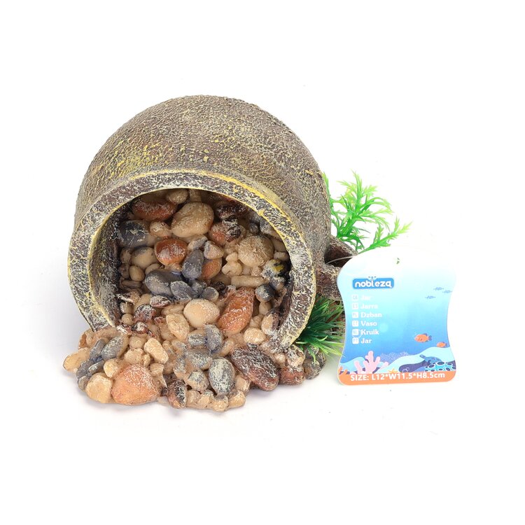 Aquarium inrichting ton